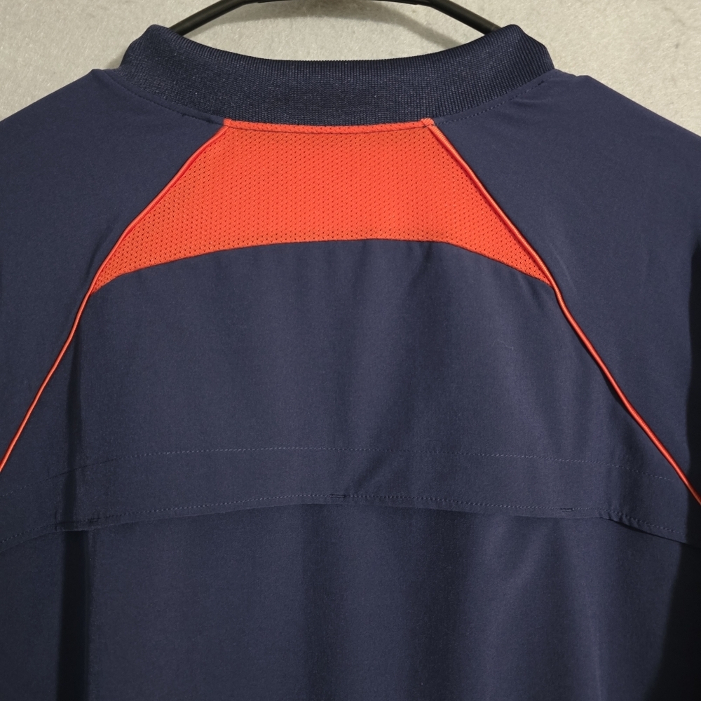 Under Armour Mens Auburn Tigers V Neck Long Sleeve Pullover Windbreaker Size M - Picture 10 of 12
